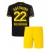 Billige Borussia Dortmund Jude Bellingham #22 Bortetrøye Barn 2022-23 Kortermet (+ korte bukser)